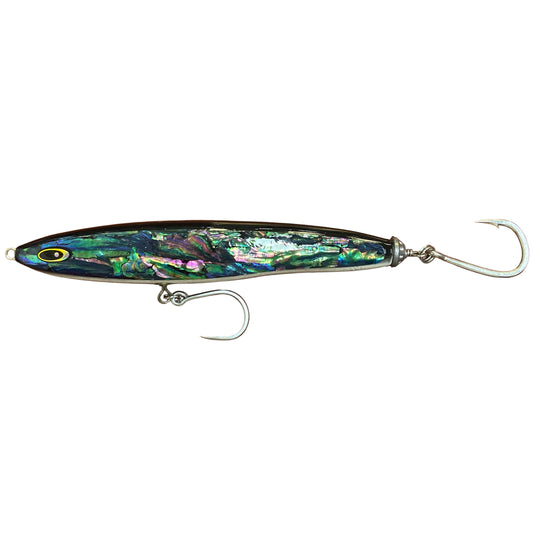 150g 25mm abalone shel coloured stickbait