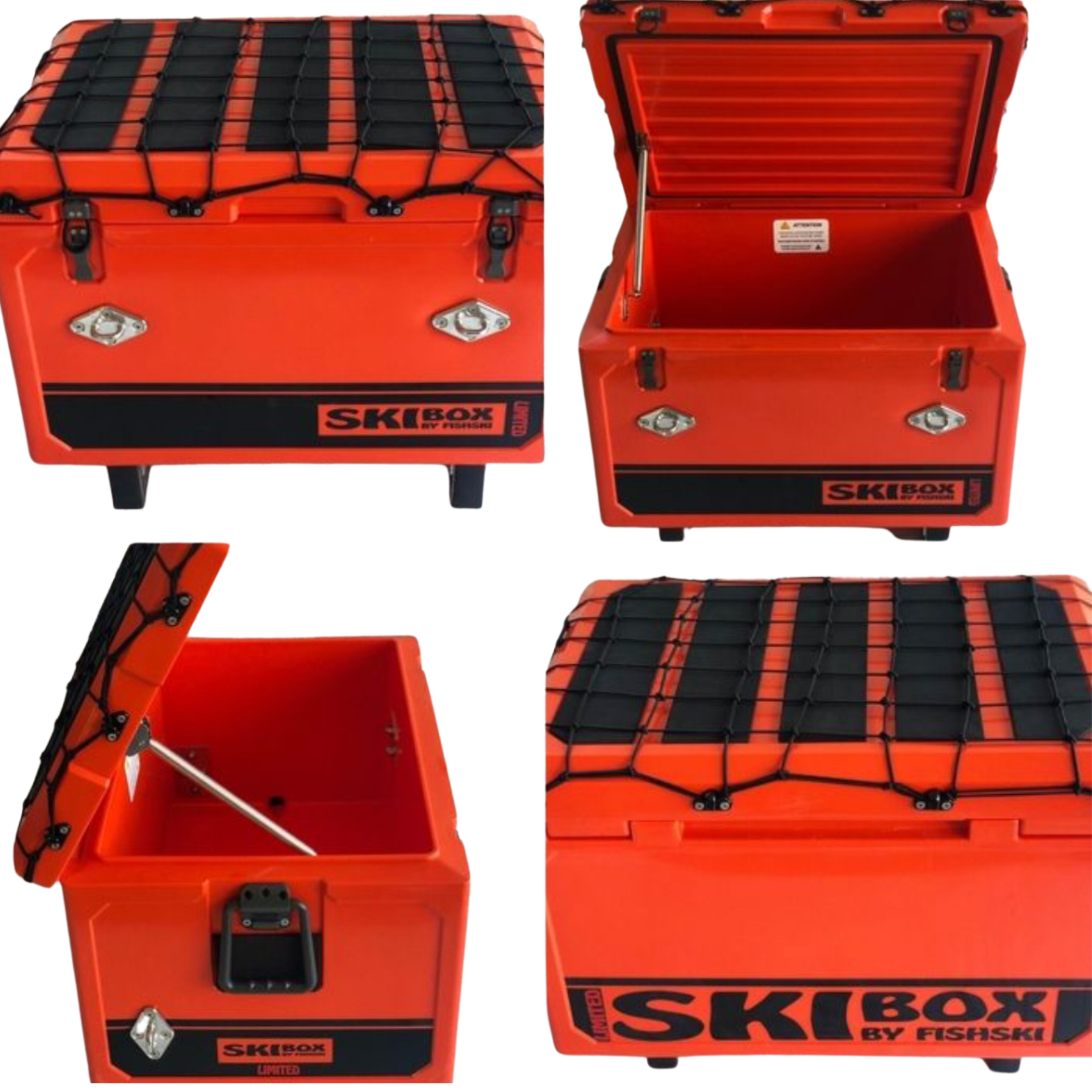 Skibox Pro Series | Foam-Lid & Cargo Net Jet Ski Storage Box – Fishski ...